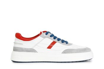 zapatillas deportivas de piel y ante para hombre multi red 42