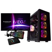 arizone packhammer pc amd ryzen 7 5700g16gb480gb ssd  monitor 24 led fullhd  combo gaming