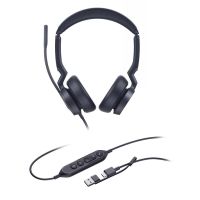 auriculares yealink uh46 dual uc con cable usb-ca cancelacion de ruido para oficina negros
