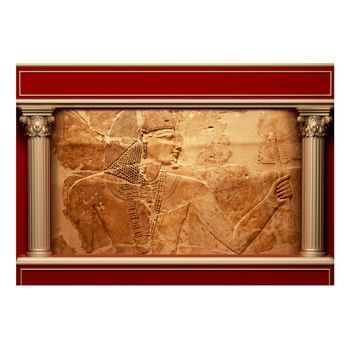 Papel Pintado 3d - Egyptian Walls (250x175 Cm)