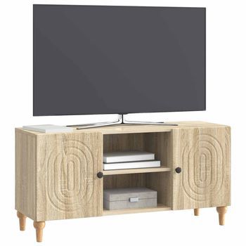 Mueble De Tv | Mueble De Salón | Gabinete De Tv Roble Sonoma 102 X 34,5 X 50 Cm