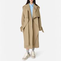 axel arigato split cotton-gabardine trench coat - xs