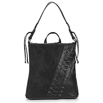 Desigual Mochila BACKPACK BLACK PATCH TANGO PRETORIA MINI para mujer
