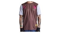 maillot de manga corta troy lee designs flowline gris marron