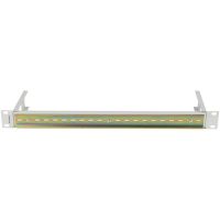 carril din ts-35 lanberg ak-1801-s 19 1u acero gris ral7035 para rack