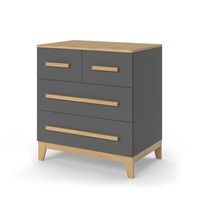 comoda malia 80 x 88 cm con 4 cajones vitalispa