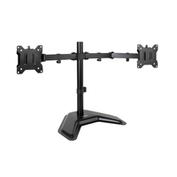 soporte mesa monitortv tooq db1702tn-b 1732 max9kg negro 2 brazos