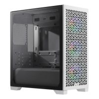 caja cooler master elite 302 blanca mini tower gaming micro atx vidrio templado rgb