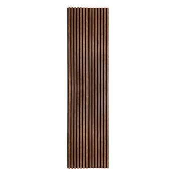 Panel Mural Decorativo Colva Madera Oscura 240x60cm