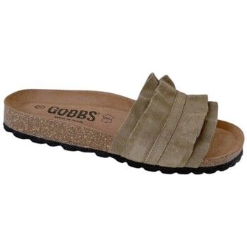 Gobbs Sandalias PALA BIO PIEL ESPAÑA VOLANTE para mujer
