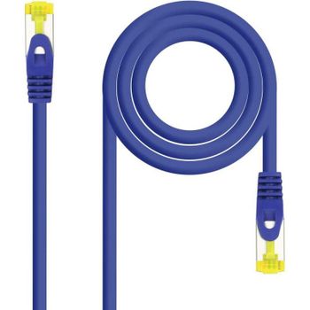 Nanocable Cable de Red Ethernet Rj45 LSZH Cat.6a SFTP AWG26 100% Cobre Azul