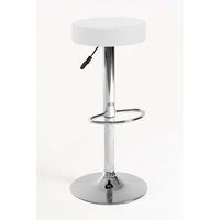 pack 2 taburetes kros de polipiel 834040 cm - blanco