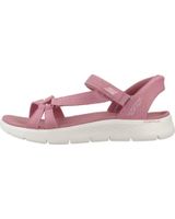 de skechers sandalias mujer modelo slip-ins go walk flex color rosa mve