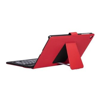 SilverHT Funda con Teclado para Tablet Compatible con Samsung Galaxy Tab A11 Plus y A9 Plus Roja