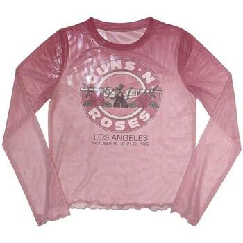 Guns N Roses Camiseta manga larga Bullet Seal para mujer