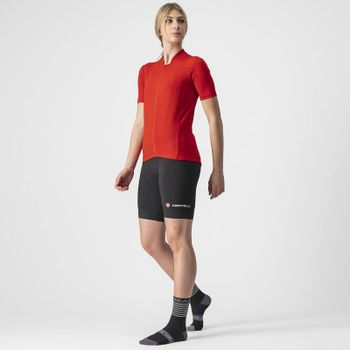 Castelli Anima 3 Jersey - M - Red/Black