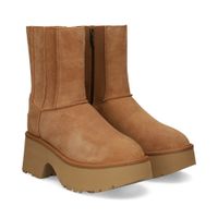 ugg botas con tacon mujer - marron talla 8