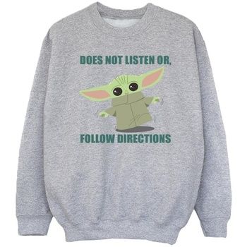 Disney Jersey The Mandalorian Does Not Listen para niña