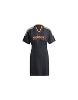vestido adidas tiro cut 3 bandas jacquard mujer negro