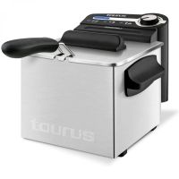 taurus professional 2 plus freidora con sistema de filtrado de aceite 2l