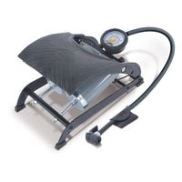 double barrel footpump