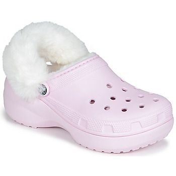 Crocs Zuecos Classic Platform Lined Clog W para mujer