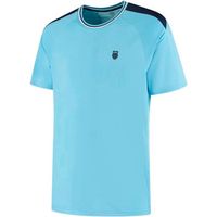 k-swiss camisa manga corta camiseta ks ap hypercourt mesh crew 5 para hombre