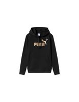 sudadera puma ess textured foil b mujer negro
