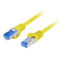 cable de red lanberg pcf6a-10cc cat6a sftp 1 m amarillo