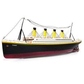 NQD 757 1/325 2.4G Barco RC de Simulación Titanic de 80cm Modelo de Barco Eléctrico con Luz RTR Juguetes