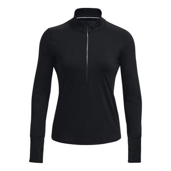Under Armour Qualifier Run Half-Zip Camiseta De Manga Larga Mujeres-Negro