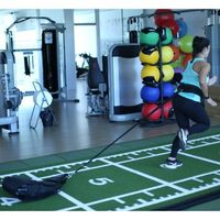 bolsa de entrenamiento con carga softee - negro 18 kg