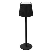 lampara led negra tactil regulable recargable usb-c luz blanca calida