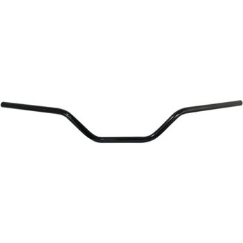 Manillar 22.2mm Emgo Flat Track bajo negro