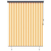 estor enrollable y naranja 220 x 250 cm tela y aluminio vidaxl