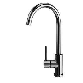 Kibath Grifo Cocina Monomando Velaz Acabado Cromo Brillo Fabricado En Latón