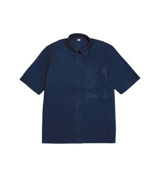 C.P. Company para hombre. 18CMSH249A005328G Camisa Bolsillo marino (XXL), Casual, Algodón, Manga corta