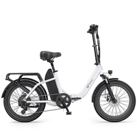 bicicleta electrica urbana dyu c9 plegable 48 v 250 w 156 ah verde