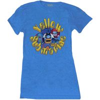 the beatles camiseta manga larga yellow submarine baddies para mujer