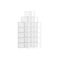 12 cajas para zapatos transparentes 18