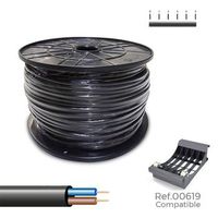 cable electrico multicore sediles vv-k061kv negro 2 x 15 mm 150 m