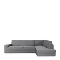funda protectora chaise longue con respaldo premium jaz derecho gris