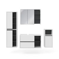 conjunto de muebles de bano viola 4 piezas vicco