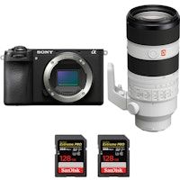 A6700 + FE 70-200mm f/2.8 GM OSS II + 2 SanDisk 128GB Extreme PRO UHS-II SDXC 300 MB/s + PDF MCZ DIR