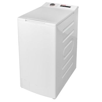 EVVO Lavadora 7,5 kg carga superior Wt8a, Clase energética A, 1250 rpm, 15 programas