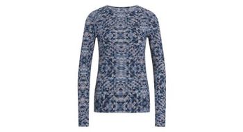Capa base mujer odlo active warm print gris