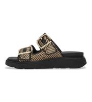 fitflop para mujer a2q-001 sandalias hebilla gen-ff de piel estampado 39 marron 1 a 3cm ninguno casual
