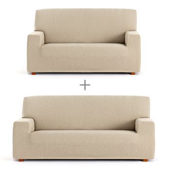 Fundas De Sofa Mod/7 Elastica Troya 3-2 Pl. C/0