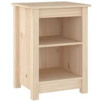 mesita de noche  mesilla de noche  cabinete de noche madera maciza de pino 40x35x55 cm cfw14938