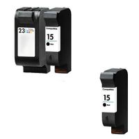 compatible multipack hp deskjet 812c printer ink cartridges 3 pack -c6615de